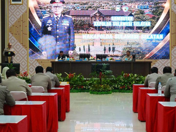 Wakapolda Sulsel Hadiri Taklimat Akhir Audit Kinerja Itwasum Polri Tahap II 2026