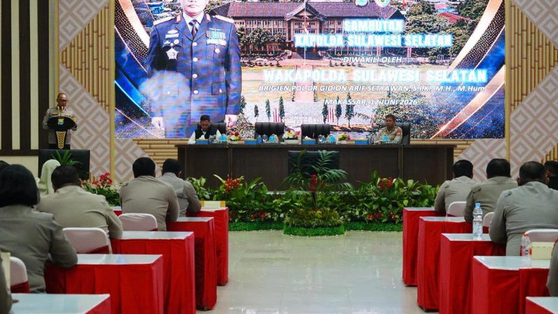 Wakapolda Sulsel Hadiri Taklimat Akhir Audit Kinerja Itwasum Polri Tahap II 2026