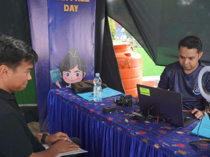 Hari Libur, Imigrasi Parepare Gelar Pelayanan Paspor Minggu Ceria di Lapangan Andi Makkasau