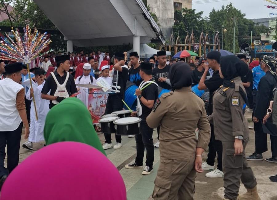 Warga Pinrang Tumpah Ruah Ikut Pawai 1 Muharram