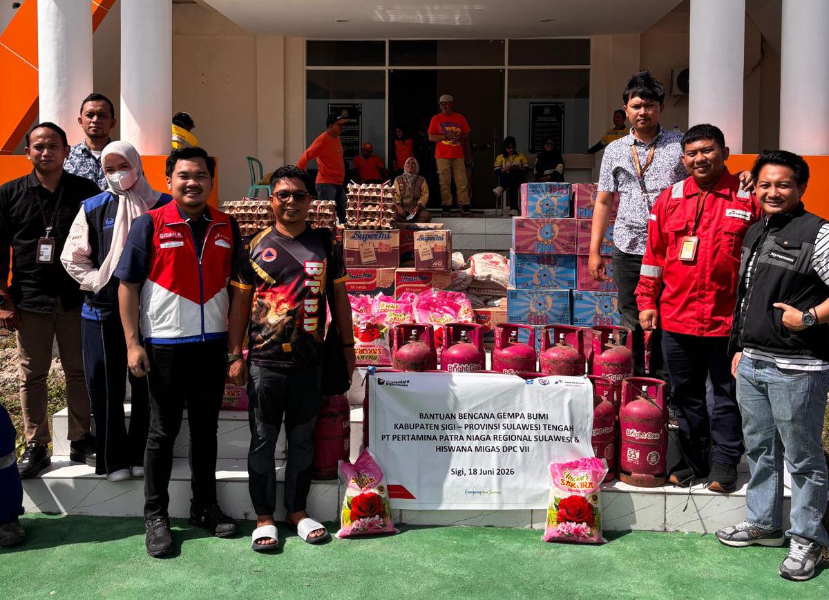 Pertamina Sulawesi dan Hiswana Migas Salurkan Bantuan Tanggap Bencana untuk Korban Gempa Sigi