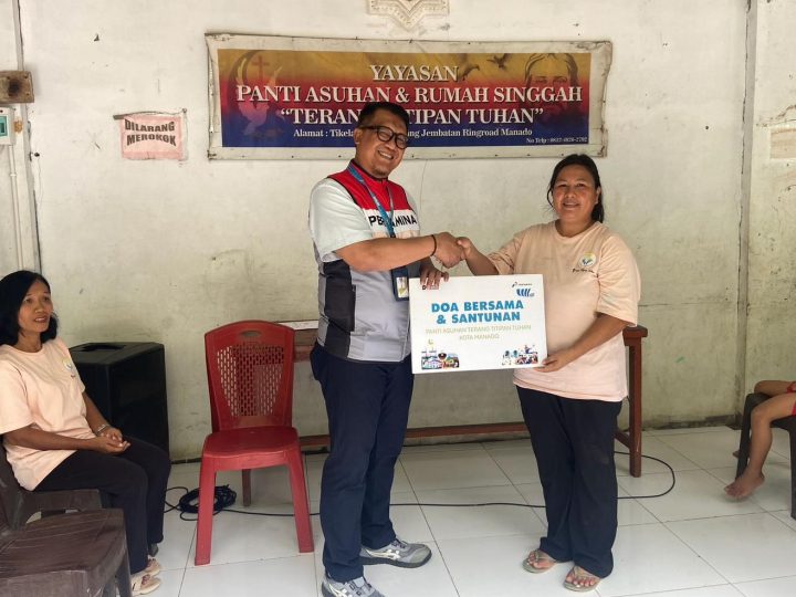 Pertamina Sulawesi Tebar Semangat Kebersamaan melalui Pertamina Berkah di Bitung