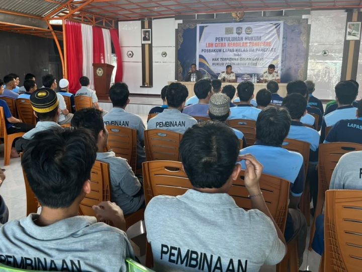 Posbakum Lapas Parepare Gelar Penyuluhan Hukum tentang Hak Terpidana