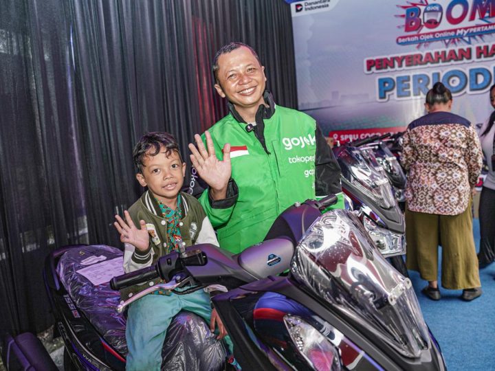 Rezeki Mitra Ojol dari MyPertamina, 25 Yamaha Lexi Dibagikan saat BOOM Periode 1