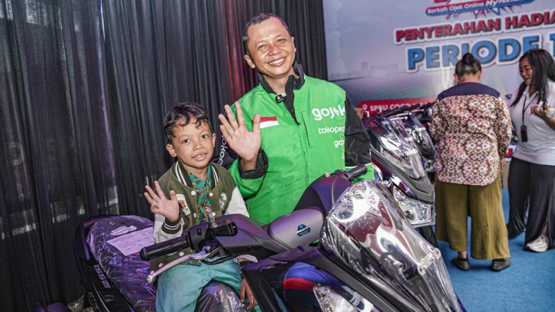Rezeki Mitra Ojol dari MyPertamina, 25 Yamaha Lexi Dibagikan saat BOOM Periode 1