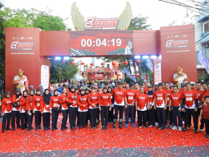 Semarak Bhayangkara ke-80, Polda Sulsel Gelar Olahraga Bersama Masyarakat