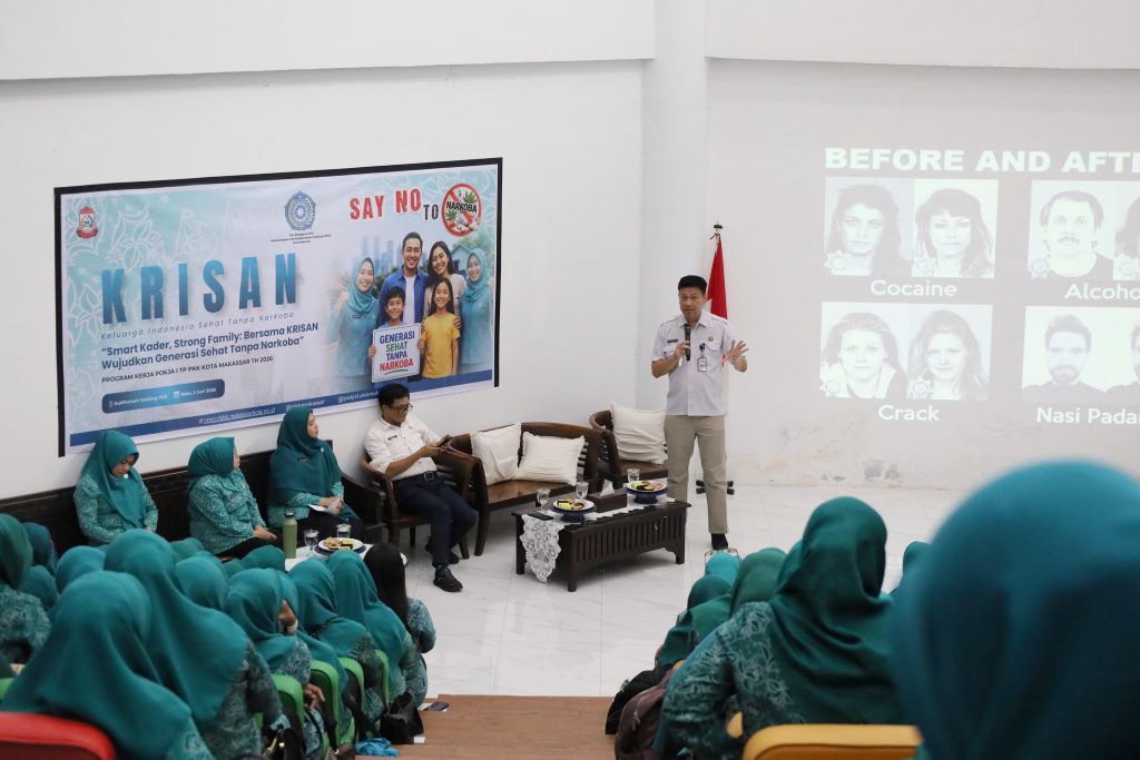 Makassar Peringkat Teratas Kasus Rehabilitasi Narkoba di Sulsel, Generasi Muda Jadi Sorotan