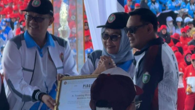 Hadiri Porsenijar PGRI Sulsel di Sidrap, Wawali Hermanto Bawa Pulang Penghargaan untuk Parepare