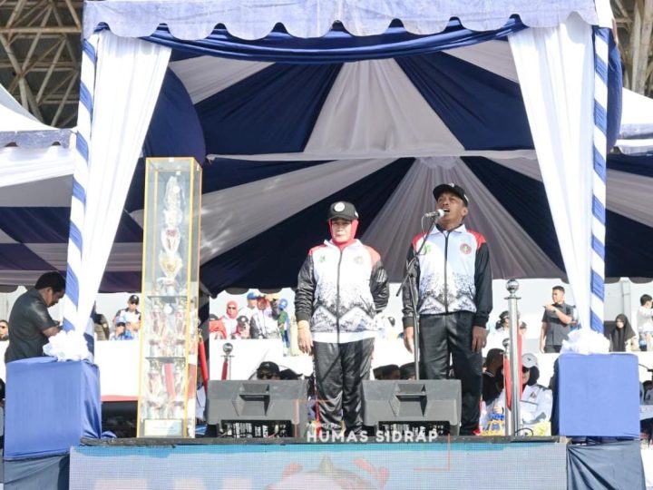 Tuan Rumah Sidrap Juara Umum Porsenijar PGRI Sulsel 2026