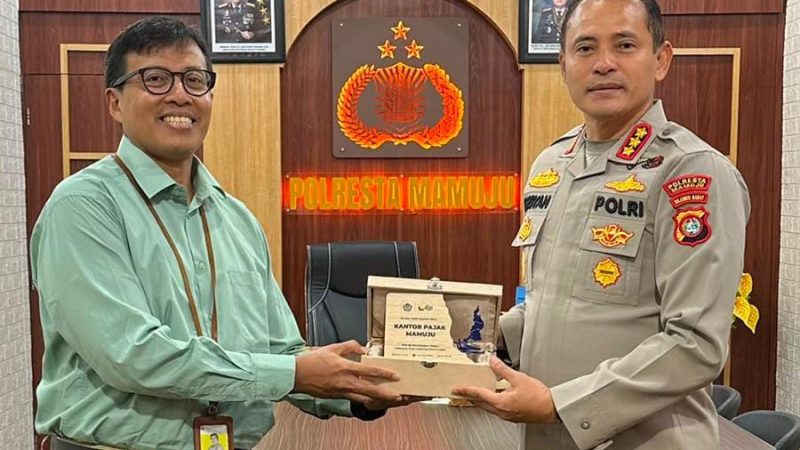 Jalin Sinergi untuk Amankan Penerimaan Pajak, KPP Pratama Mamuju Kunjungi Kapolres