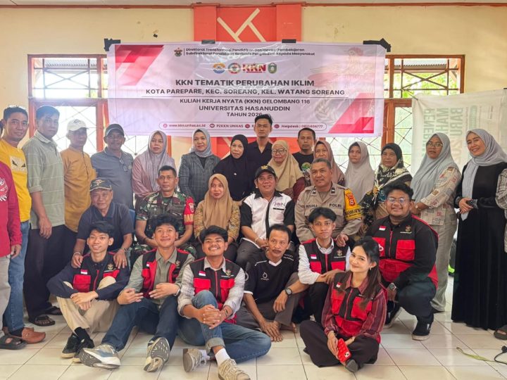 Fokus Isu Iklim, Mahasiswa KKN Unhas Paparkan Program Kerja Strategis di Kelurahan Watang Soreang