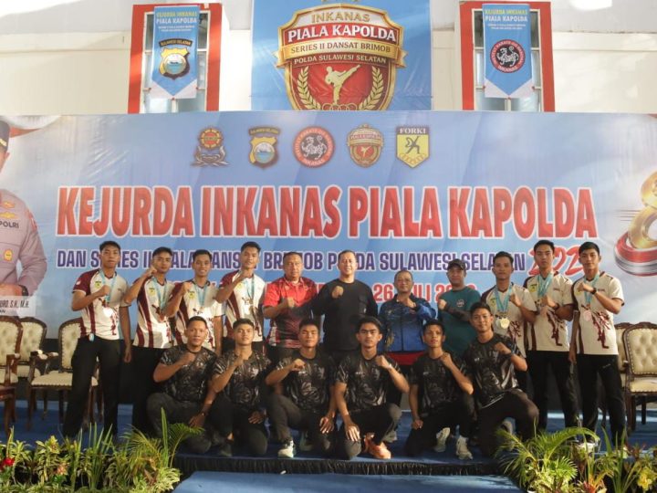 Sabet Medali di Kejurda Inkanas Piala Kapolda Sulsel, Tim Batalyon B Pelopor Ukir Prestasi