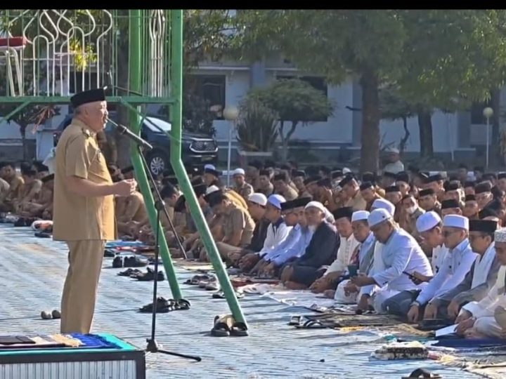 Kemarau Panjang, Pemda Pinrang dan Warga Gelar Salat Istisqa