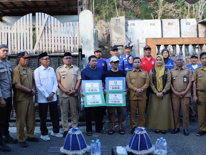Dua Rumah Hangus Terbakar, Wali Kota Parepare Turun Langsung Bantu Korban dan Imbau Warga Tetap Waspada