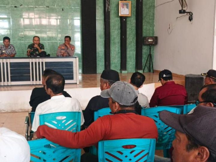 Camat Patampanua Libatkan TNI-Polri Cari Solusi Kekeringan yang Mengancam Warga