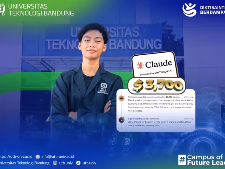 Mahasiswa UTB Kantongi Rp66 Juta dari Anthropic Setelah Temukan Celah Keamanan Claude AI