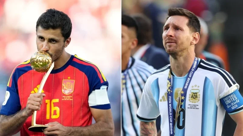 Messi Lebih Pantas, FIFA Dikritik Jadikan Rodri Pemain Terbaik Piala Dunia 2026