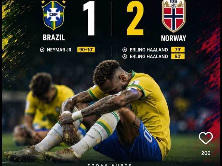 Brasil Tersingkir! Norwegia Kejutkan Samba dengan Kemenangan 2-1 di Piala Dunia 2026