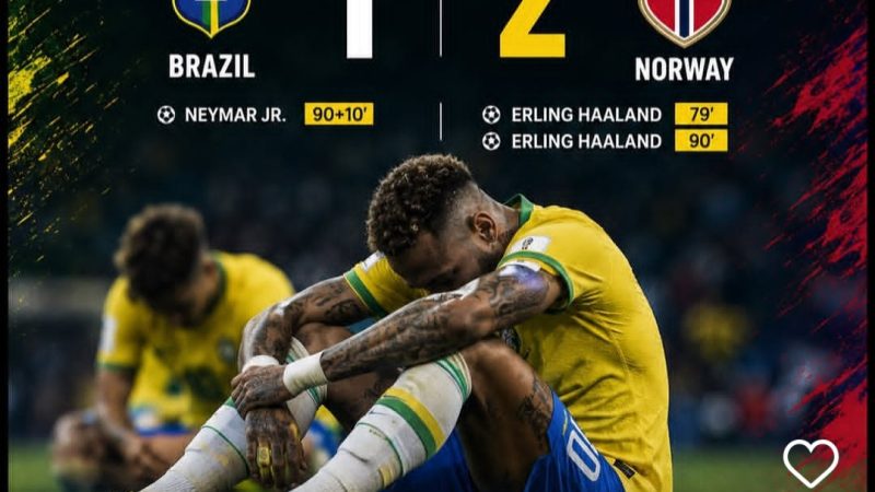 Brasil Tersingkir! Norwegia Kejutkan Samba dengan Kemenangan 2-1 di Piala Dunia 2026