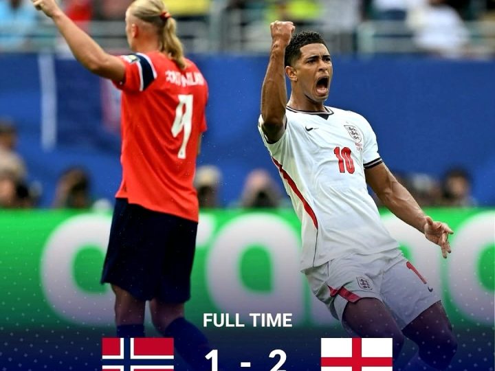Sempat Tertinggal, Inggris Bangkit! Bellingham Cetak Brace dan Kirim Norwegia Pulang