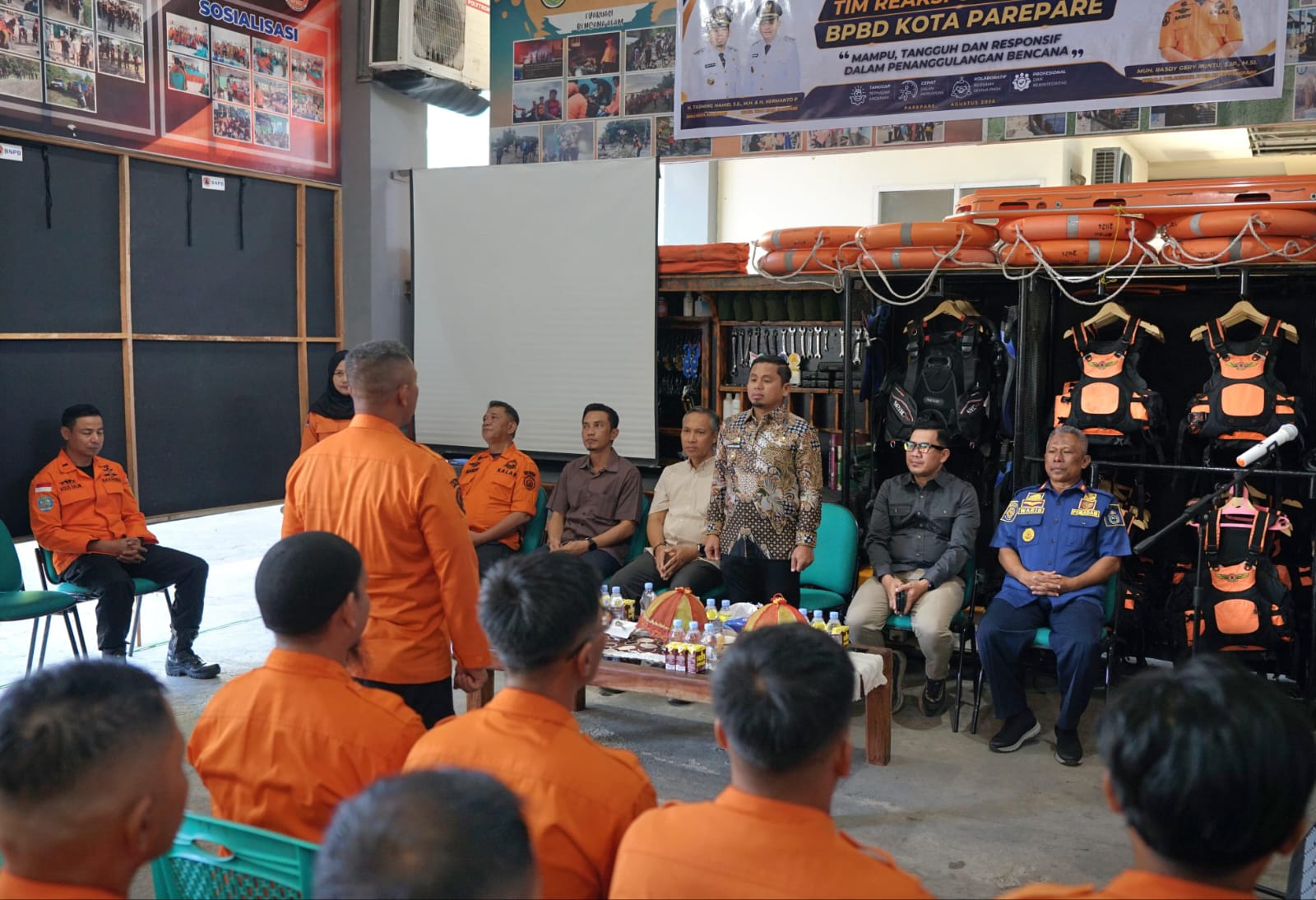 Wali Kota Tasming Hamid Apresiasi TRC BPBD, Sebut Pengabdian Personil Bernilai Amal Jariah