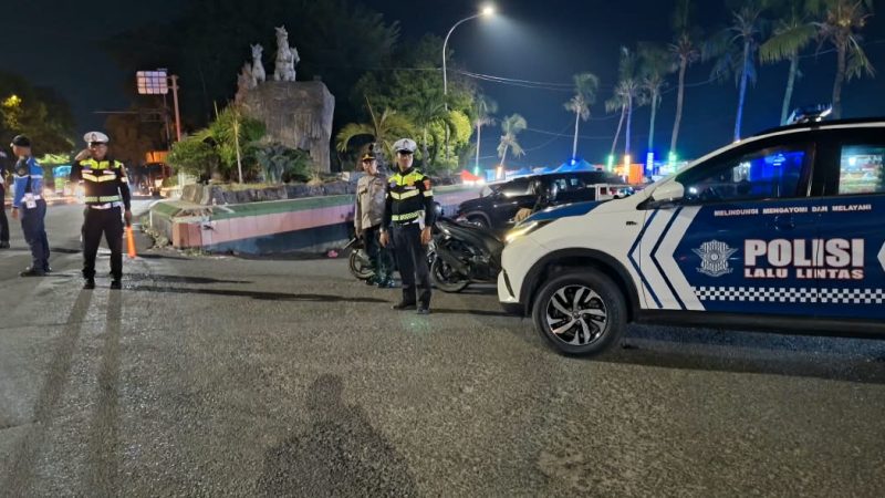 Car Free Night Parepare, Polres Atur Arus Kendaraan di Bau Massepe-Mattirotasi