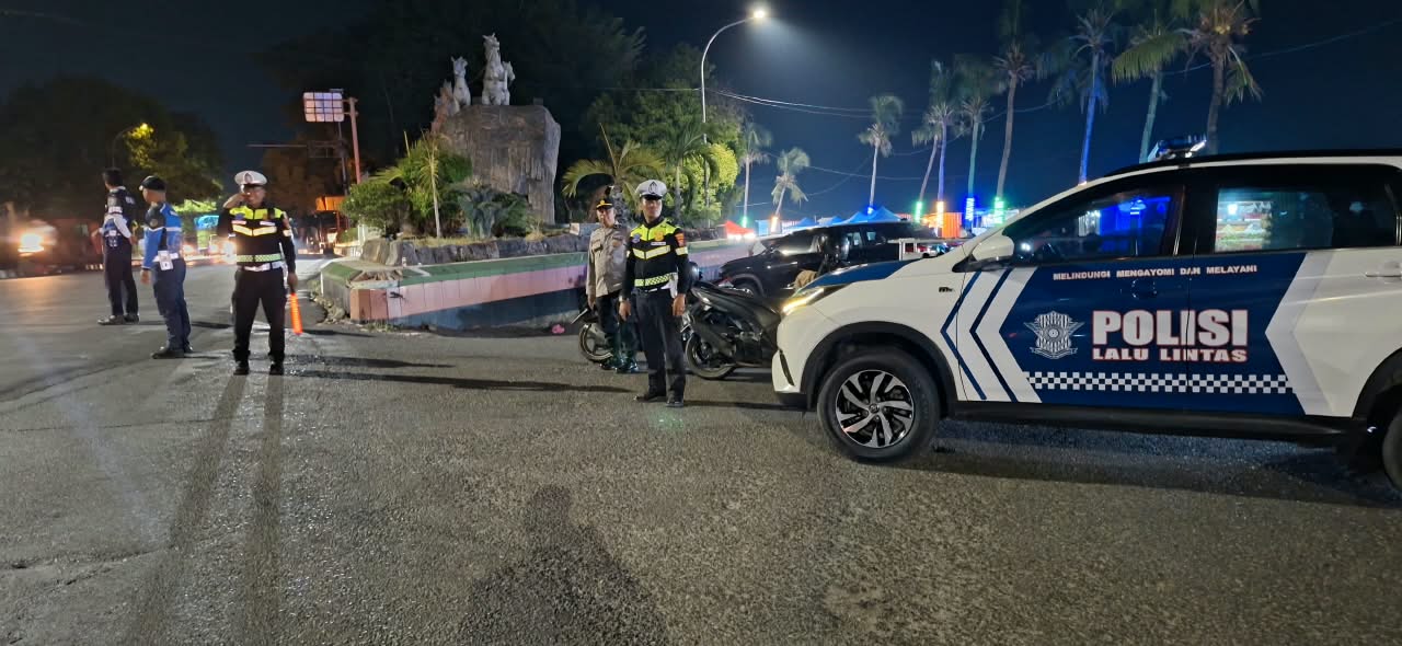 Car Free Night Parepare, Polres Atur Arus Kendaraan di Bau Massepe-Mattirotasi