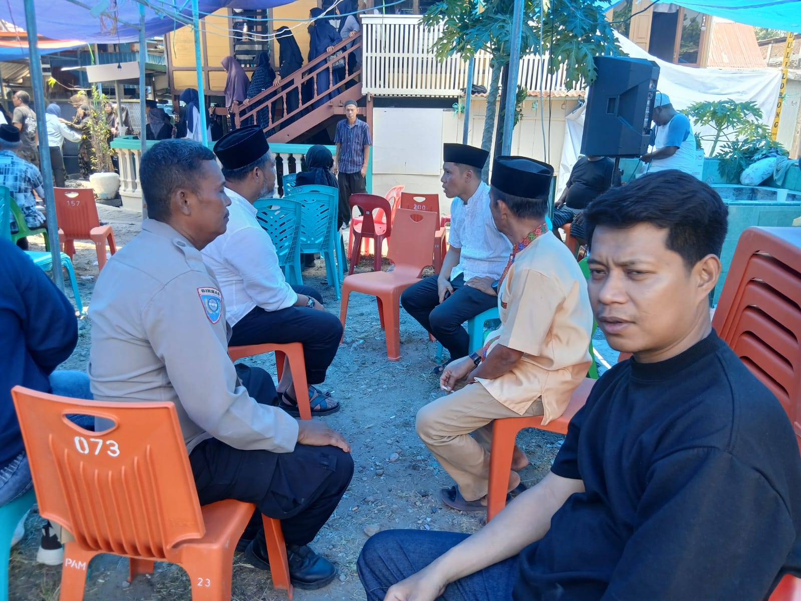 Implementasikan Polri Bersama Masyarakat, Kapolsek Ujung dan Jajaran Hadir di Rumah Duka-Berikan Pengawalan Pengantaran Jenazah