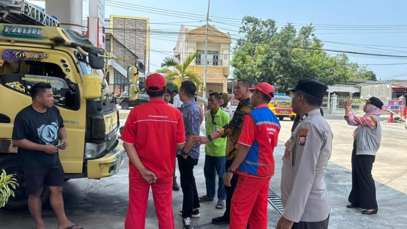 Polsek Ujung Libatkan Personel Dukung Pengawasan Penyaluran BBM Bersubsidi di SPBU