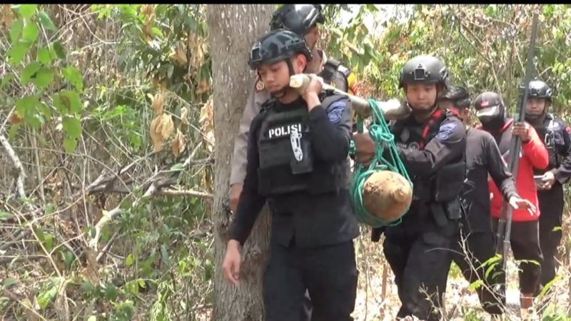 Warga Temukan Bom di Malimpung saat Mencari Harta Peninggalan Jepang