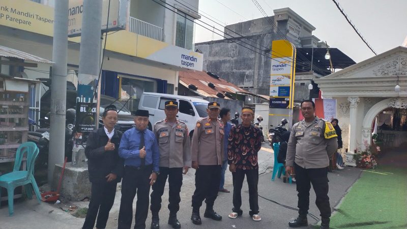 Polsek Bacukiki Turun Tangan Amankan Hajatan Pernikahan di Cappa Galung