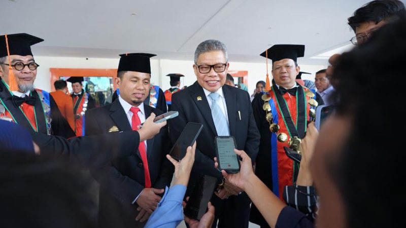 Hadiri Wisuda ITH Habibie, Tasming Hamid Harap Kampus Jadi Mitra Strategis Pembangunan Daerah
