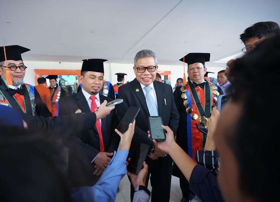 Hadiri Wisuda ITH Habibie, Tasming Hamid Harap Kampus Jadi Mitra Strategis Pembangunan Daerah