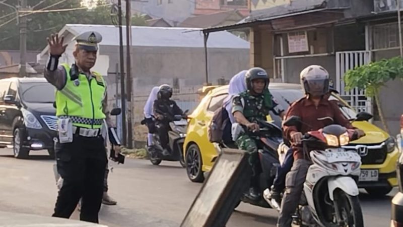 Lindungi Pejalan Kaki, Prioritas Pelayanan Pagi Unit Lantas Polsek Ujung Polres Parepare