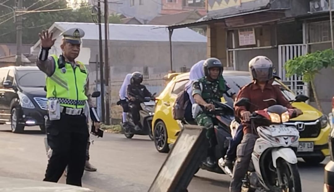 Lindungi Pejalan Kaki, Prioritas Pelayanan Pagi Unit Lantas Polsek Ujung Polres Parepare