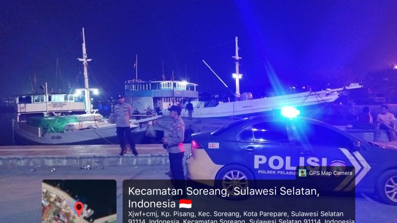Antisipasi Gangguan Kamtibmas, Sat Samapta Polres Parepare Patroli Jalan Utama hingga SPBU